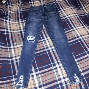 american eagle hi rise jeggings